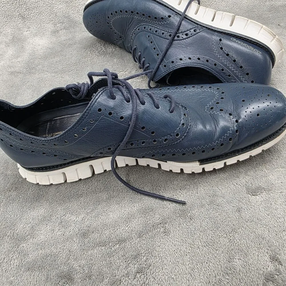 Cole Haan Zerogrand $160 Men's Wingtip Oxfords Shoes Size 12 M Leather C23580